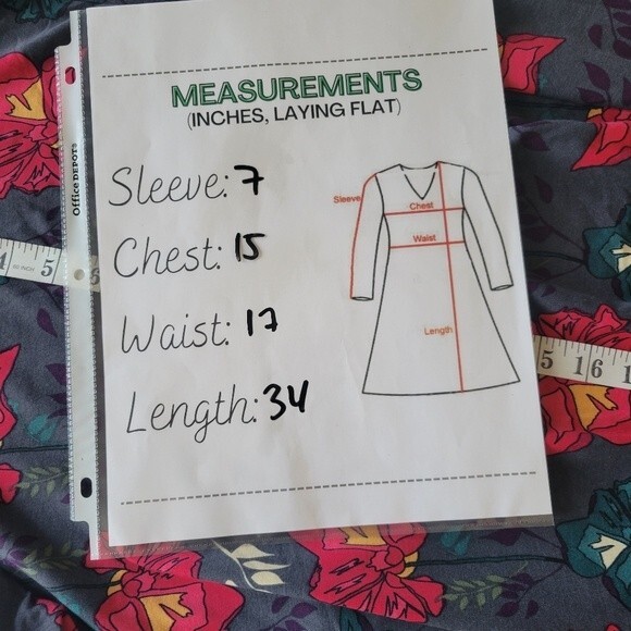 LulaRoe Women Floral Roses Dress Size Small - Picture 7 of 7